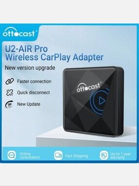 NWT OTTOCAST U2-AIR WIRELESS CAR ADAPTER FOR APPLE!